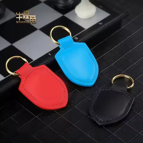 Auto Parts Metal Logo Leather Keychain For 996 917 991 986 997 958 918 970 981 GTS Anti-lost Protect