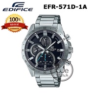 CASIO Edifice ของแท้ รุ่น EFR-571 นาฬิกาผู้ชาย โครโนกราฟ พร้อมกล่องและรับประกัน CMG 1ปี EFR EFR571 E