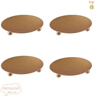 PREVALENT 4Pcs Gold Candle Holders for Pillar Candles, Elegant Gold Iron Plate Candle Holder, Pillar