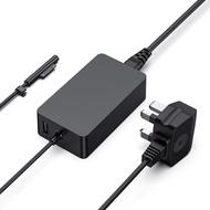 Surface Pro Charger 65W 15V 4A, Compatible with Surface Pro 3/4/5, Surface Book 2, Surface Laptop, Surface Go Charger, Compatible with Both Microsoft Windows Laptop/Tablet (65W)