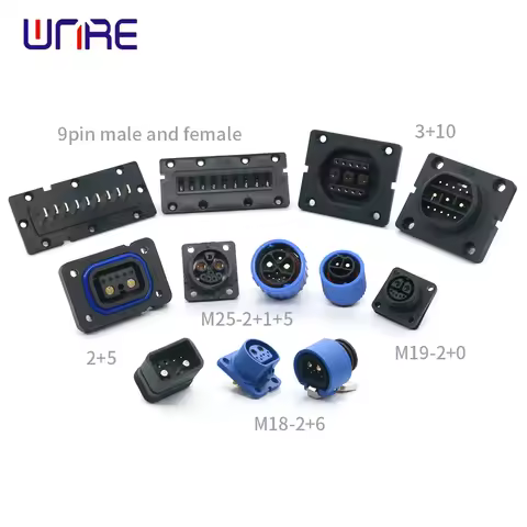 M18 M19 M25 Electric Bike Scooter Socket Power Connector e Bike Plug Batteries Scooter E-Bike Batter