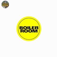 Boiler Room sticker music logo sticker