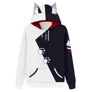Hololive Ookami Mio 3D Print Hood Hoodie Sweatshirt  Anime Jacket Coat 1125