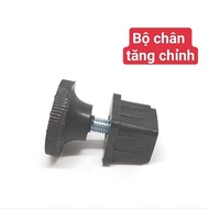 Combo of 4 adjustable legs 20*20-25*25-30*30-40*40-50*50 - 20*40 - 25*50-30*60 closed in, height adj