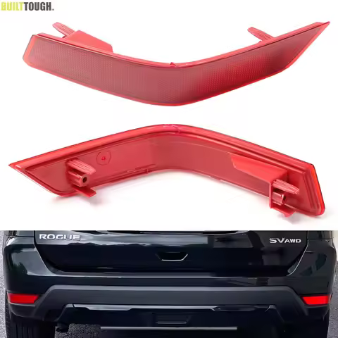 Car Rear Bumper Fog Lamp Tail Brake Reflector Left & Right Side 2pc For Nissan X-Trail T32 2017 2018