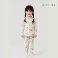 Harlow Kids - FrouFrou Pajamas / Pajamas Anak Perempuan / Pajamas Tencel / Pajamas Cute