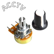 5PCS/LOT 10K OHM 3 Terminal Linear Taper Rotary Volume B Type Potentiometer Pot New Arrival High Qua