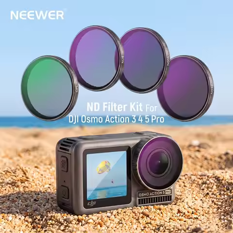 NEEWER for DJI ND Filter for DJI Osmo Action 3 4 5Pro ND Filter DJI ND8 ND16 ND32 Polarizer Lens Cam