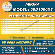 50D1000XS MEGRA" LED TV BACKLIGHT (LAMPU TV) MEGRA INCH LED TV BACKLIGHT 50D1000X 50D1000