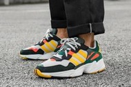 9527 6折 ADIDAS Original YUNG-96 米綠黃 黑色 牙買加 老爹鞋 DB2605