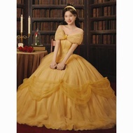 Yellow&Emcee MAXI Dress Long Gala Dinner Dress Bridesmaid Ball Gown 25323