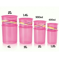 Tupperware Lovely One Touch Pink Set