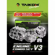 TAIKOM RACING V3 RANGER EX5 CLASS 1 PNP EX5 DREAM 60MM ENGINE CRANKCASE BLOCK KIT CYLINDER HEAD 27/3