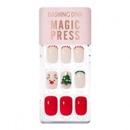 DASHING DIVA - Magic Press 聖誕魯道夫 美甲指甲貼片 (MDR3W019RR)