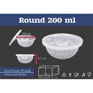 Thinwall Round 200 ml - Food Container Plastic Bowl 200ml @25pcs