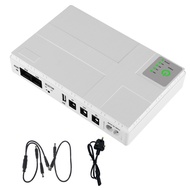 UPS เราเตอร์1A แบตเตอรี่สำรองต่อเนื่อง10400MAh DC 5V 9V 12V แบตเตอรี่สำรองแบตเตอรี่ UPS สำหรับไฟ LED