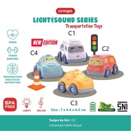 Ohanababy.id IQ ANGEL LIGHT SOUND TRUCK TOYS TOY CARS