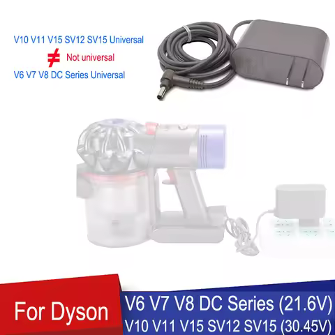 Charger For Dyson V10 V11 V15 SV12 SV15 V6 V7 V8 DC Series Vacuum Cleaner Charging Line Battery Powe