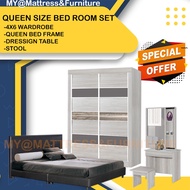 (KL&SELANGOR ONLY)QUEEN BED ROOM SET/4X6BED ROOM SET/ALMARI QUEEN/BET BILIK