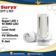 Surya Lampu Emergency LED SYT L101 Cahaya Putih 1Watt Tahan 6jam Rechargeable - GARANSI RESMI