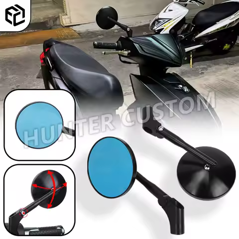 For KYMCO KRV180 AK550 Racing 150 Motorcycle Rearview Mirror Retro Style Side Mirror Handlebar Mirro