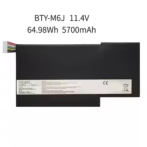 New BTY-M6J Laptop Battery For MSI GS63VR GS73VR 6RF-001US BP-16K1-31 MS-17B1 MS-16K2 9N793J200 Tabl