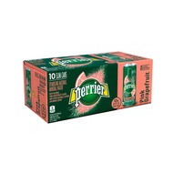 Perrier Sparkling Pink Grapefruit Mineral Water Can FP, 10s x 250ml