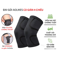 Đai Bó Gối Đai Bảo Vệ Đầu Gối Bảo Vệ Khớp Đầu Gối Co Giãn Đàn Hồi Thể Dục Chạy Bộ Đạp Xe - AOLIKES