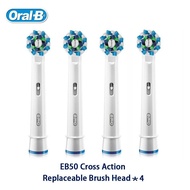 Oral B Replacement Brush Heads Cross Action Super Clean Teeth for Oral B Electric Toothbrush