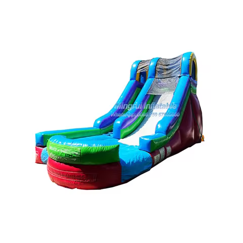 Inflatable Water Slide Combo with Pool Playground for Kids, 10x5x6m, 33x17x20 m