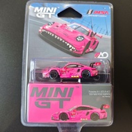 MINI GT 1: 64 Porsche 911 GT3 R #77粉
