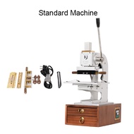 ZONESUN เครื่องปั๊มโลโก้ด้วยตนเองเครื่องปั๊มฟอยล์ไม้หนังพร้อมตัวระบุตำแหน่งอินฟราเรด