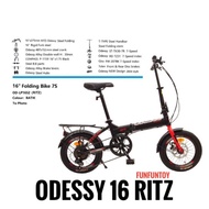 Sepeda Lipat Odessy 16 Ritz Shimano Original