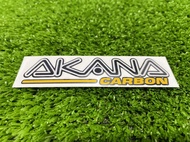 สติ๊กเกอร์ AKANA CARBON สติ๊กเกอร์ติดคาร์บอน งานตัดประกอบสะท้อนแสง