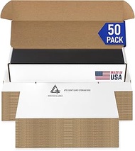 Invested Alliance Trading Card Storage Box | Baseball Card Storage Box Holds 675 Cards/Box. Sports C