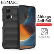 For Motorola G85 Edge 50 Pro Case Waterproof Soft Anti Slip Wavy Silicone for Motorola Edge 50 Fusio