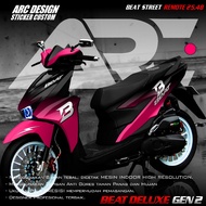 NEWEST Decal Sticker Honda Beat CBS STREET Smart Key Remote Full body - Custom Modification Variatio