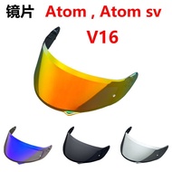 MT V16 Lens Origin Series Helmet Suitable for Atom, Atom sv Revealing Helmet Mirror HD Day Night Sun