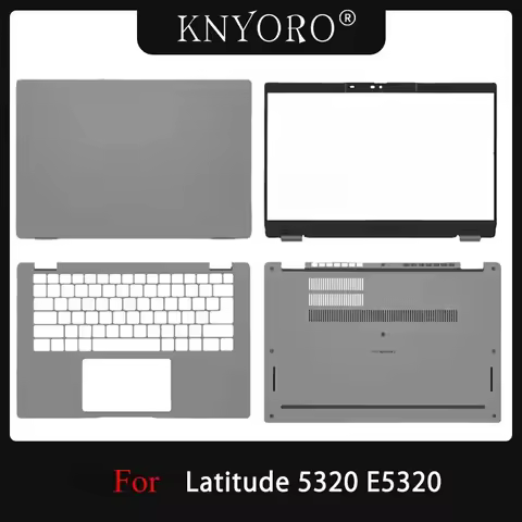 Replace New For Dell Latitude 5320 E5320 Laptop LCD Back Cover Front Bezel Frame Palmrest Cover Bott