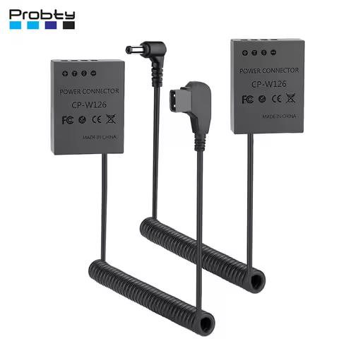 NP-W126 NP-W126S Dummy Battery CP-W126 D-TAP Coupler For Fujifilm X-A1 X-A2 X-E1 X-E2 X-Pro1 X-T10 X