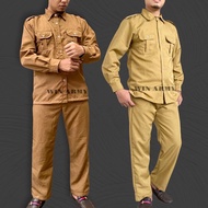 Long Civil Servant for Men, Regional Government Civil Servant, Men's Civil Servant Teacher Uniform, 