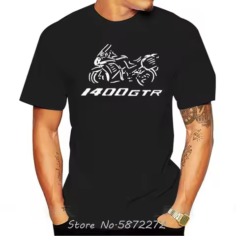 Moto Motorcycle Gtr 1400 Oversized T-shirt Cotton T Shirt Unisex Tshirt Graphic Tees Fitness Print T