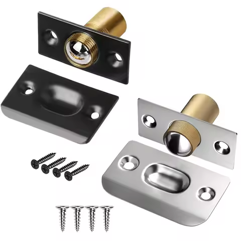 1/2/3 Pack, Closet Ball Door Catch Hardware French Door Ball Catch Closet Ball Latch for Top of Door