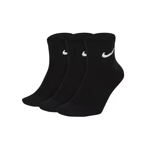 NIKE Logo Sports Socks 3-Pack Moisture-Wicking Breathable Cushioned Support Athletic Crew Unisex SX7