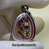 Colorful Leklai Pendant 七彩力泥吊坠 Leklai Amulet 马来西亚力泥 100% Natural Leklai Malaysia