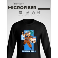 MICROFIBER DRAGON BALL jersey baju pancing muslimah motor sport man long sleeves tshirt lelaki jersi