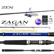 23"Zen Zagan Offshore Shooter Stage ll Spinning Rod (free gift 🎁 2pcs)