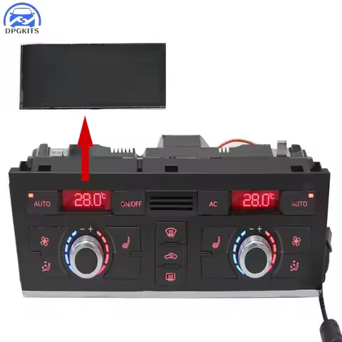 LCD Display Screen For Audi A6 4F Audi Q7 4L 2005-2012 Air Conditioning Panel Unit Display LCD Pixel