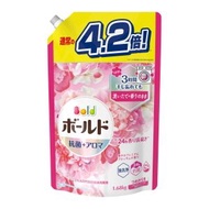 Ariel - BOLD 新款强洗净 柔順洗衣液 粉紅芬芳花香 補充增量裝1680g(4987176190413)【平行進口】