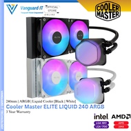 Cooler Master ELITE LIQUID 240 ARGB ( AIO ) Black / White